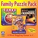 Family Puzzle Pack 3-in-1  (Crosswords, Word Puzzles, Games)