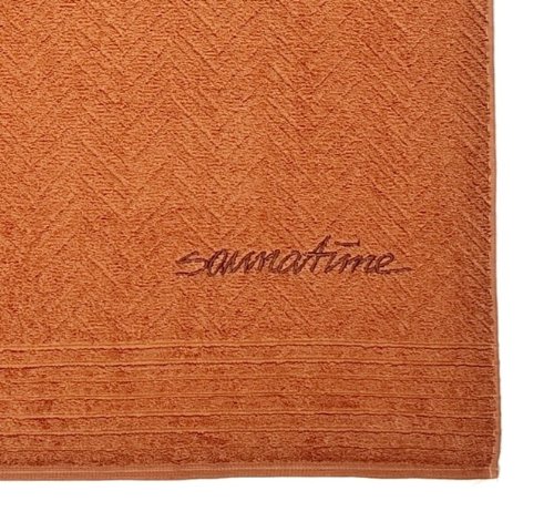 Frottana Elegance \Saunatime\ Saunatuch 80 x 200 cm terracotta im Preisvergleich 