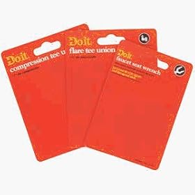 Do it Best Import/TW 40-040 Backer Cards for Do it Repair Plumbing