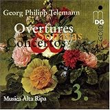 Telemann: Overtures, Sonatas & Concertos, Vol. 3