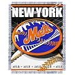 New York Mets MLB Triple Woven Jacquard Throw (MLB Series) (48"x60")