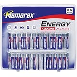 Memorex High Performance AA Alkaline Batteries, 50 Pack