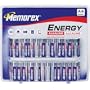 Memorex High Performance AA Alkaline Batteries, 50 Pack