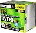 Maxell DVD-R 録画用 120分 8倍速 ワイドプリンタブル白 特殊樹脂10mmケース 10枚 DR120HG.1P10S