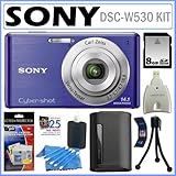 Sony Cyber-Shot DSC-W530 14.1 MP Digital Still Camera with 4x Wide-Angle Op ....