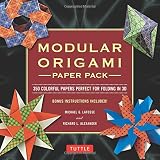 Modular Origami Paper Pack: 350 Colorful Papers Perfect for Folding in 3D