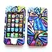 Apple iPhone 4 & 4S Rubberized Snap-On Protector Hard Case Image Cover "Butterfly With Me" Design