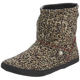 Sugar Womens Origami Boot Leopard
