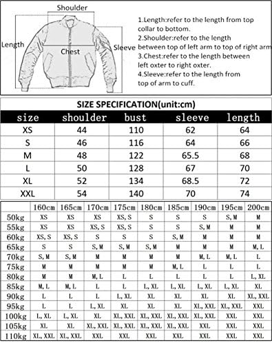 QiAnTe NASA MA1 Flight Jacket Baseball Uniform Thin Style