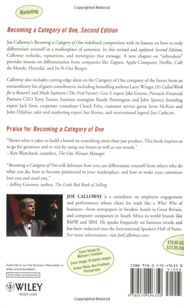 Becoming a Category of One: How Extraordinary Companies Transcend ... Becoming a Category of One: How Extraordinary Companies Transcend ...