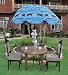 Lalhaveli Garden Decoration Handmade Elephant Embroidered Design Cotton Rajasthani Umbrella 52 X 72 Inches RS.10560.00