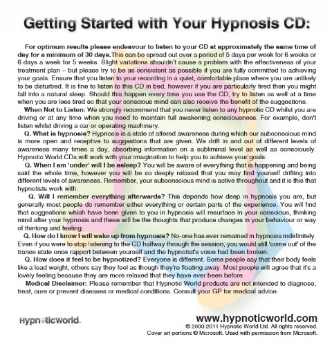 Separation Anxiety for Young Children Hypnosis CD