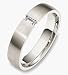 14 Karat White Gold 5mm Diamond Wedding Band Ring