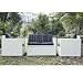 Rattan Wicker Conservatory Furniture Garden Corner Sofa Outdoor Patio Furniture Set In White