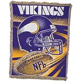 Vikings Northwest NFL Jacquard Spiral Throw Deals