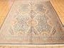 8'0 x 11'1 Green Persian Hand Knotted Silk Qom Rug