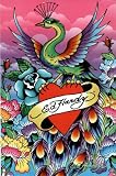 Ed Hardy (Peacock, Lisa Frank) Art Poster Print - 22 X 34