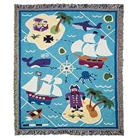 Pirates Woven Throw Blanket by Olive Kids
