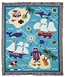 Pirates Woven Throw Blanket by Olive Kids