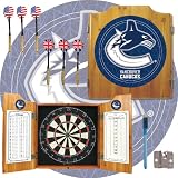 NHL Vancouver Canucks Dart Cabinet includes Darts and Board