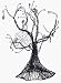 Haunted Skull Tree Party Table Prop Halloween Decoration (B197)