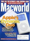 Macworld October 2004 Apple's Dynamic Duo - Airport Express & Click Wheel iPod, Ultimate Email Survival Guide, Photographing Infrared Light, Automate Your Home, 7 PDF Power Moves, Make Your Workflow Flow
