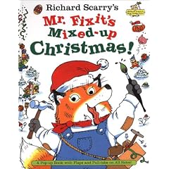 Richard Scarry's Mr. Fixit's Mixed-Up Christmas!: A Pop-up Book with Flaps and Pull-tabs on All Sides! (Richard Scarry Pop Up)