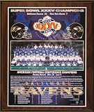 Baltimore Ravens Super Bowl XXXV Healy Plaque