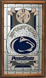 Penn State Stained Glass Wall Clock