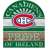 Wincraft St. Patrick's Day Montreal Canadiens "Pride of Ireland" Wood Sign