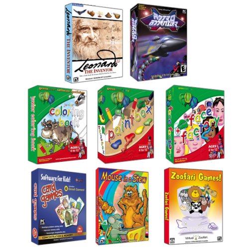 Children’s Learn Fun Software Bundle four (8 CDs)