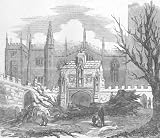 OXON:Elm felled,Hurricane,Magdalen College,Oxford,1853