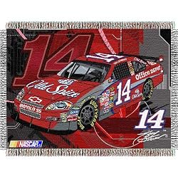Tony Stewart Nascar Triple Woven Jacquard Throw (48x60")"