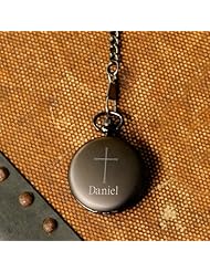 Gunmetal Inspirational Pocket Watch