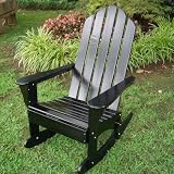 614P zLEO4L. SL160  Auctions   2 OUTDOOR PATIO SEAT w/ BACK CHAIR ROCKER CUSHION SET