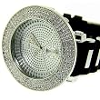 New Mens Silver plated Iced out bling watch big heavy large mans urban fashion designer