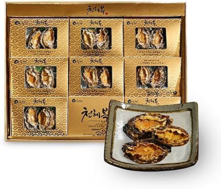 South Korea Food clean Jeju Abalone Crispy Dried Abalone 4.5gX9EA Abalone Jerky (Korea Original)