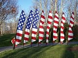 American Flag Outdoor Banner Set
