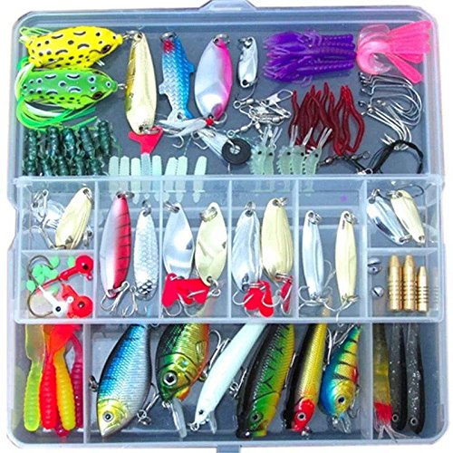 Fishing Lures Set 131Pcs Eu Promise Including Frog Lures Soft Plastic Lures Crank Spinner Baits Bass And More