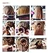 1Pc Black Classic Spiral European Bun Updo Fold Wrap Snap Hair Maker Braid Ponytail Hairstyle Styling Tool Accessory DIY Pony Tail Accessory Fashion Salon