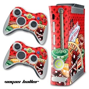 Nintendo Wii Console Skin Vegasballer Black