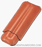 Two Finger Leather Cigar Case