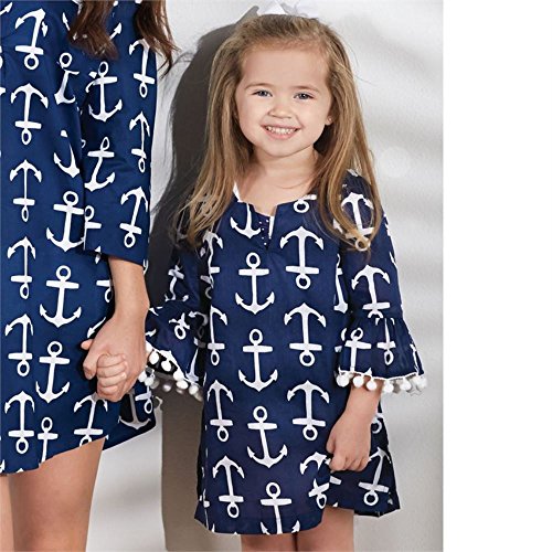 Mud Pie Little Girls Mini Anchor Cover-Up