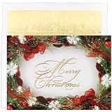 Wreath Border Christmas Cards