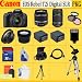 Canon EOS Rebel T2i SLR Digital Camera Kit with Canon 18-55mm Is Lens + Canon 55-250mm Is Lens + Huge Accessories Package Including Wide Angle Macro Lens + 2x Telephoto + 3 Pc Filter KIT + 2x Extended Life Batteries + Hdmi Cable + 32gb Sdhc Memory Card + Carrying Case + Tripod & Much More !!