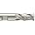 Niagara Cutter DC402 High-Speed Steel End Mill, General Purpose, Regular Length, Uncoated (Bright), 4 Flutes, Double Square End