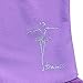 YiZYiF Girls Kids Ballet Dancewear Skating Dress Leotard Skirt Outfit Clothes Purple 3-4