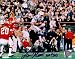 Lance Alworth autographed Chargers 8x10 photo inscribed HOF 78 (8x10=Action)
