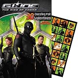 G.I. Joe Embossed Foil Valentine's Day Cards 30ct with Sticker Sheet