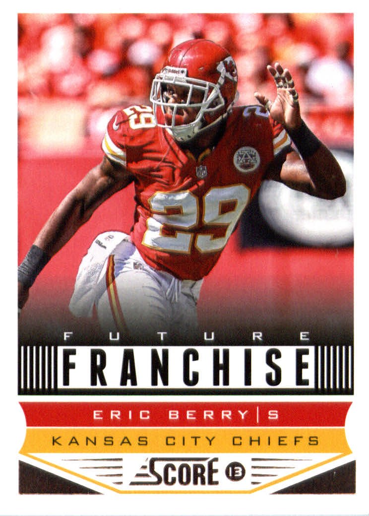 2013 Score NFL Football Trading Card # 314 Eric Berry Future ...